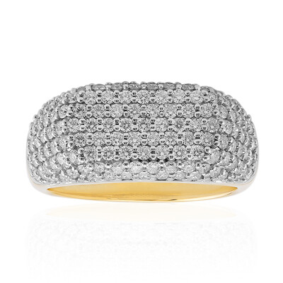 Anillo en oro con Diamante IF (D) (Annette)