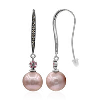 Pendientes en plata con Perla Ming (Annette classic)