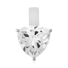 Colgante en plata con Cuarzo blanco