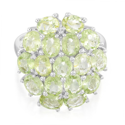 Anillo en plata con Turmalina Paraíba