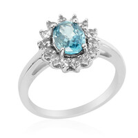 Anillo en plata con Zircón de Ratanak Kirí