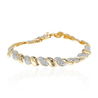 Brazalete en plata con Diamante I3 (I)
