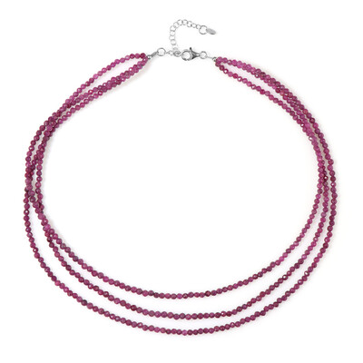 Collar en plata con Rubí de Mozambique