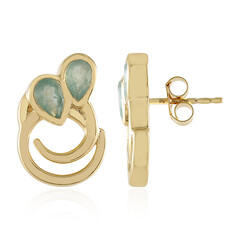 Pendientes en plata con Grandidierita
