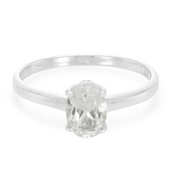 Anillo en plata con Berilo del Himalaya