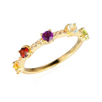 Anillo en plata con Granate