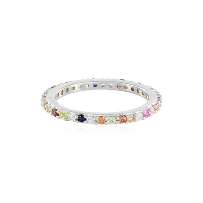 Anillo en plata con Zafiro