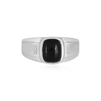 Anillo de hombre en plata con Ónix negro