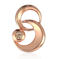 Colgante en oro con Diamante rosa de Francia de Argyle SI1