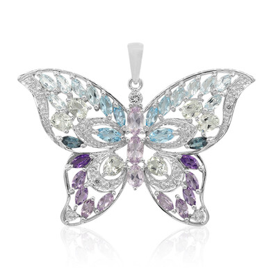 Colgante en plata con Amatista Rosa de Francia