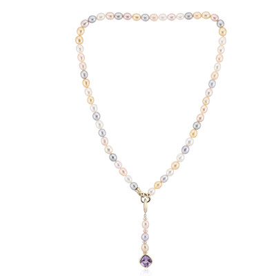 Collar en plata con Amatista Rosa de Francia (TPC)