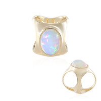 Anillo en oro con Ópalo de Welo (de Melo)