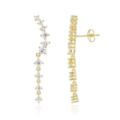 Pendientes en plata con Zircón