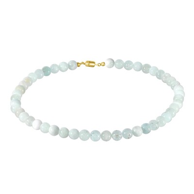 Collar en plata con Aguamarina