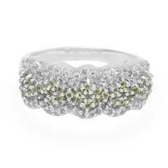 Anillo en plata con Peridoto