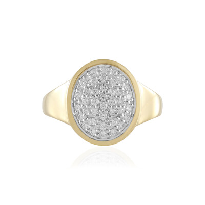 Anillo en oro con Diamante SI2 (H) (de Melo)