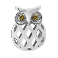 Colgante en plata con Zafiro amarillo