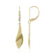 Pendientes en oro con Diamante amarillo VS1