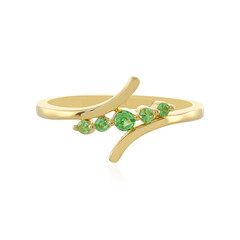 Anillo en plata con Tsavorita