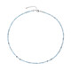 Collar en plata con Apatita azul