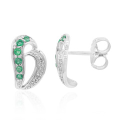 Pendientes en oro con Esmeralda