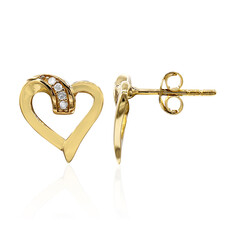 Pendientes en plata con Diamante I3 (I)