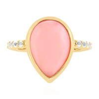 Anillo en plata con Ópalo rosa