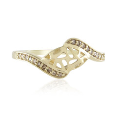 Anillo en oro con Diamante champán I2 (Ornaments by de Melo)
