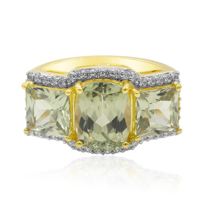 Anillo en oro con Diáspora de color cambiante (Tenner Diniz)