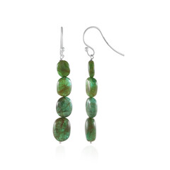 Pendientes en plata con Esmeralda de Socoto