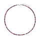 Collar en plata con Calcita cobalto