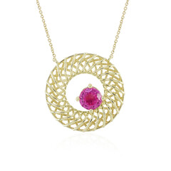 Collar en oro con Zafiro rosa de Madagascar (Ornaments by de Melo)