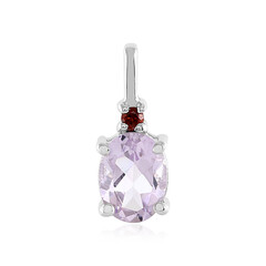 Colgante en plata con Amatista Rosa de Francia