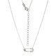 Collar en plata con Zircón (Adela Silber)
