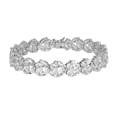Brazalete en plata con Topacio blanco(Adela Silber)
