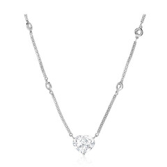 Collar en plata con Cuarzo blanco