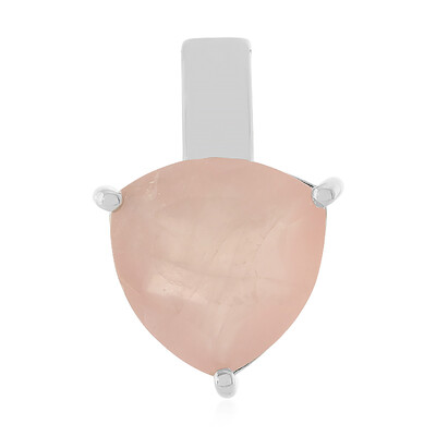 Colgante en plata con Cuarzo rosa