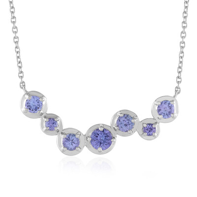 Collar en plata con Tanzanita