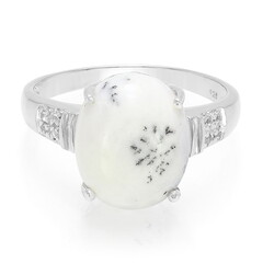 Anillo en plata con Ágata dendrítica