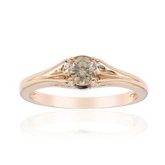 Anillo en oro con Diamante rosa de Francia de Argyle VS1