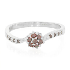 Anillo en plata con Diamante fantasía