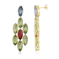 Pendientes en plata con Topacio