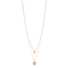 Collar en oro con Diamante limpio a lupa D