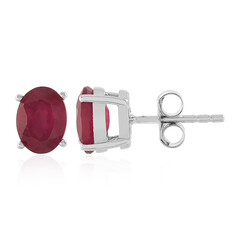 Pendientes en plata con Rubí de Madagascar
