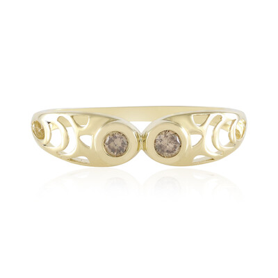 Anillo en oro con Diamante champán I2 (Ornaments by de Melo)