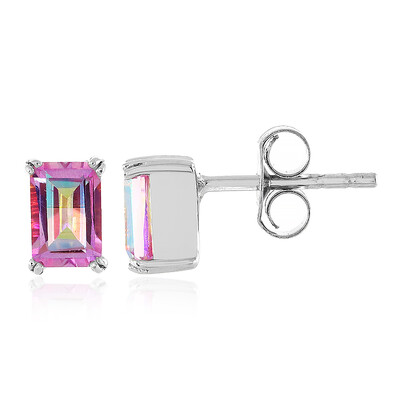 Pendientes en plata con Topacio aniversario