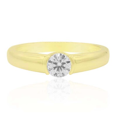 Anillo en oro con Diamante VVS1 (F)  (Annette)