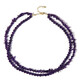 Collar en plata con Amatista de Zambia