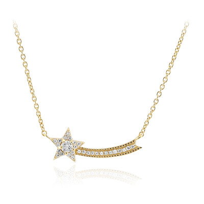 Collar en plata con Topacio blanco