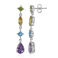 Pendientes en plata con Amatista